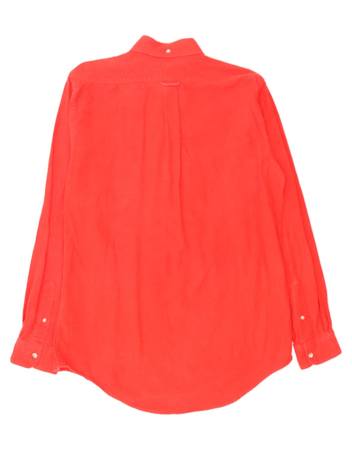 EDDIE BAUER Mens Tall Shirt Large Red Cotton Vintage Eddie Bauer and Second-Hand Eddie Bauer from Messina Hembry 