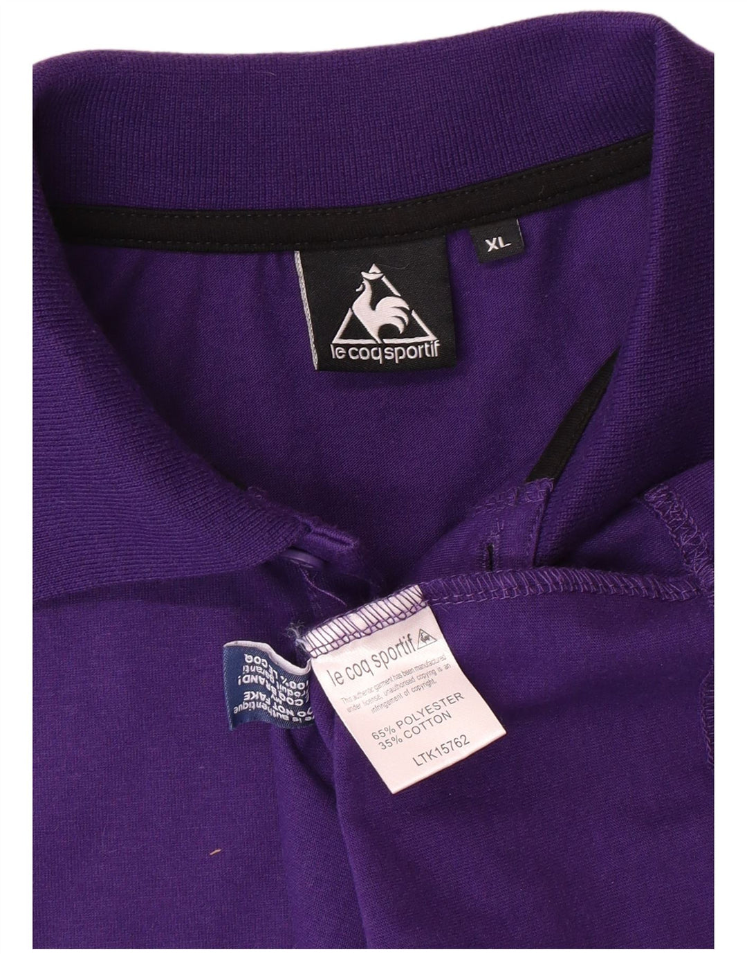 LE COQ SPORTIF Tricou polo pentru bărbați XL Poliester violet