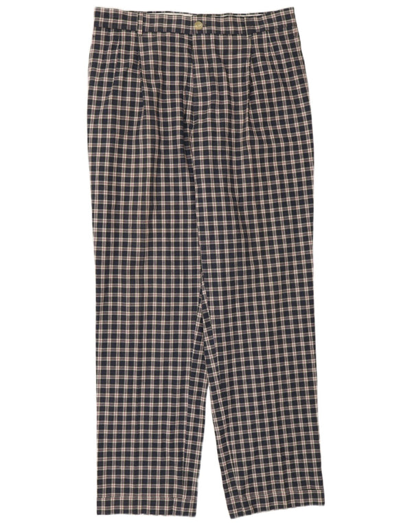 Pantaloni chino pentru bărbați Lacoste Pegged Mărimea 44 Large W34 L31 Bleumarin Check