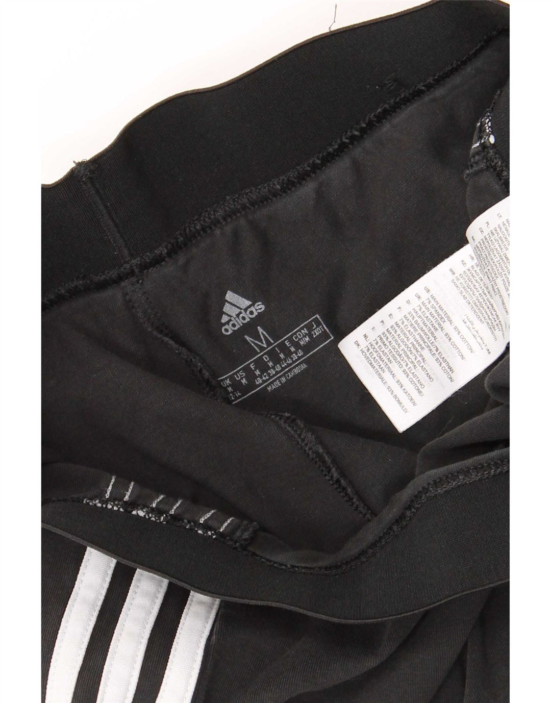 Leggings pentru femei Adidas UK 12/14 bumbac mediu negru