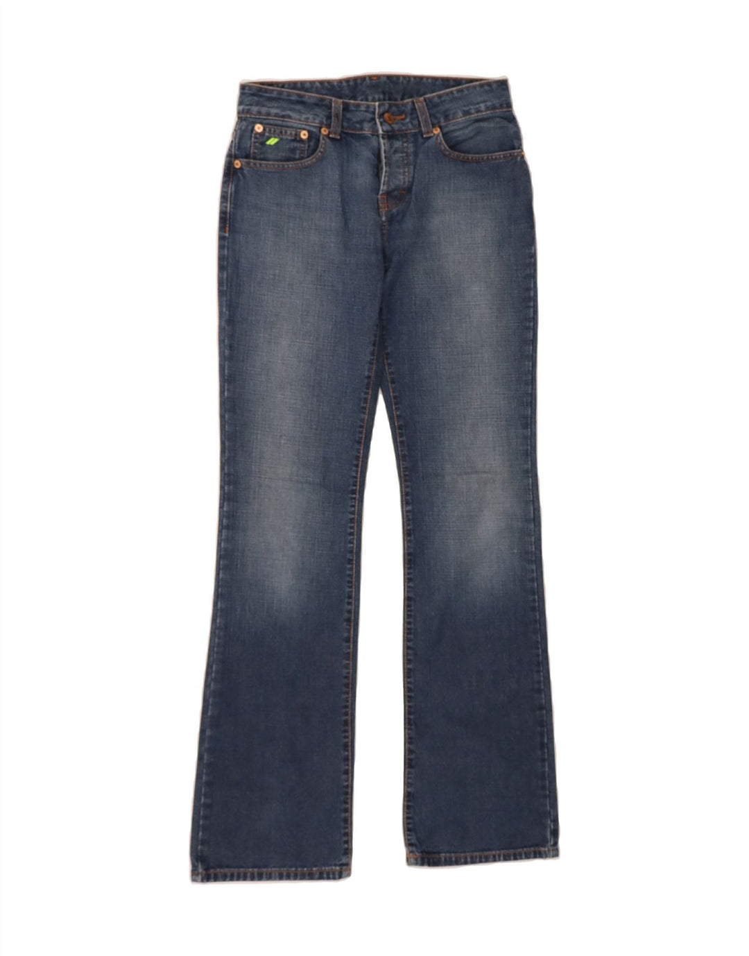DKNY Womens Bootcut Jeans W26 L34 Blue Cotton Vintage Dkny and Second-Hand Dkny from Messina Hembry 