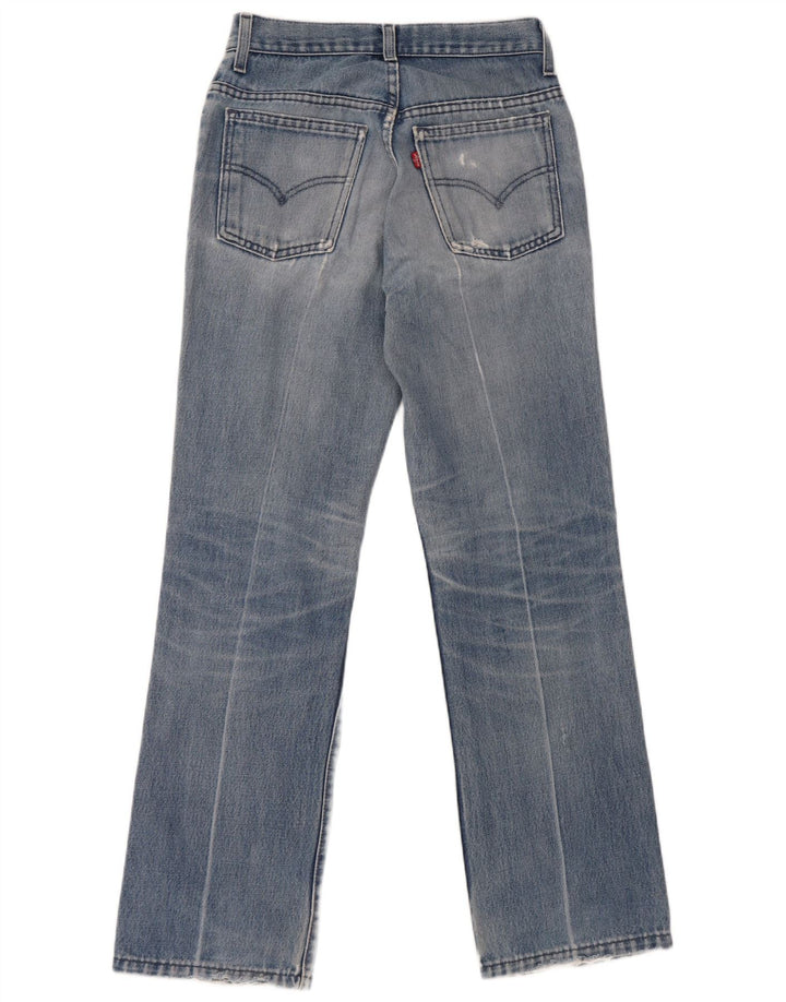 Blugi drepți distressed pentru femei Levi's W28 L32 Bumbac albastru