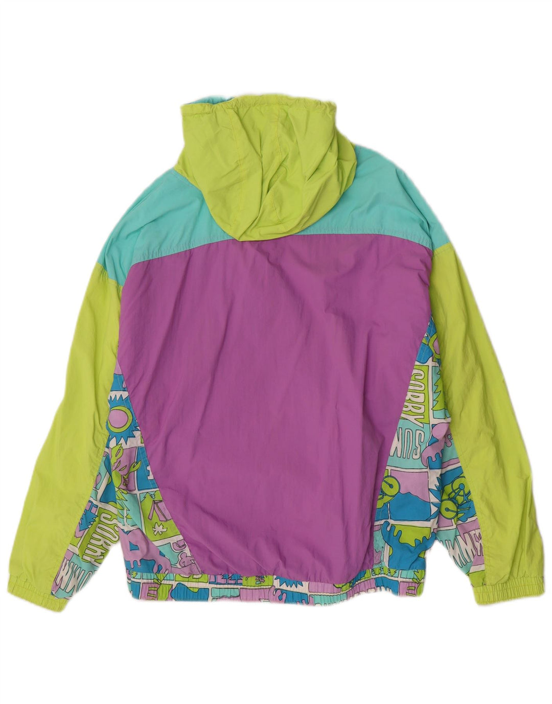 Sorry Jachetă Anorac Grafică pentru Femei IT 46 Large Multicolor Retro