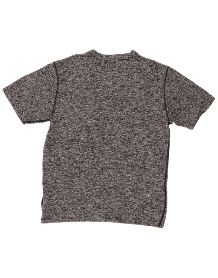 Tricou pentru bărbați New Balance Top Mediu Gri din poliester cu pete