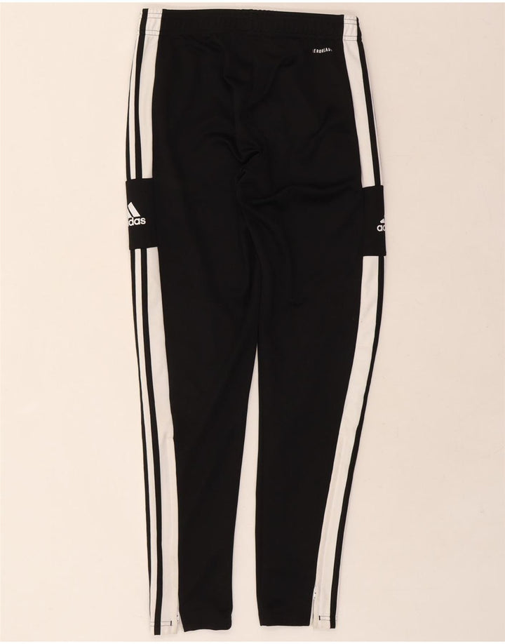 ADIDAS Mens Aeroready Graphic Tracksuit Trousers Small  Black Polyester Vintage Adidas and Second-Hand Adidas from Messina Hembry 