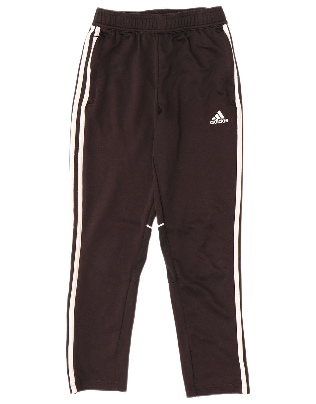 Pantaloni de trening ADIDAS pentru baieti 11-12 ani poliester negru