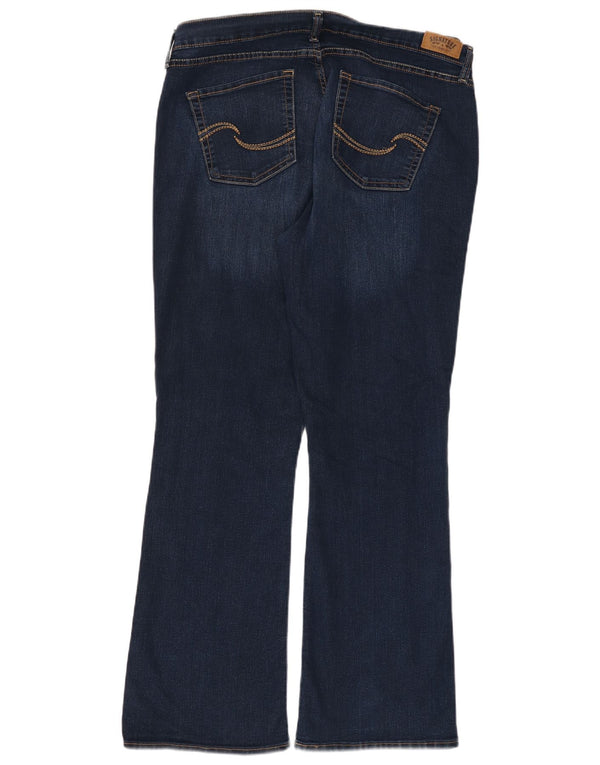 Blugi cu bootcut pentru femei Levi's US 18 2XL W34 L32 Bumbac bleumarin