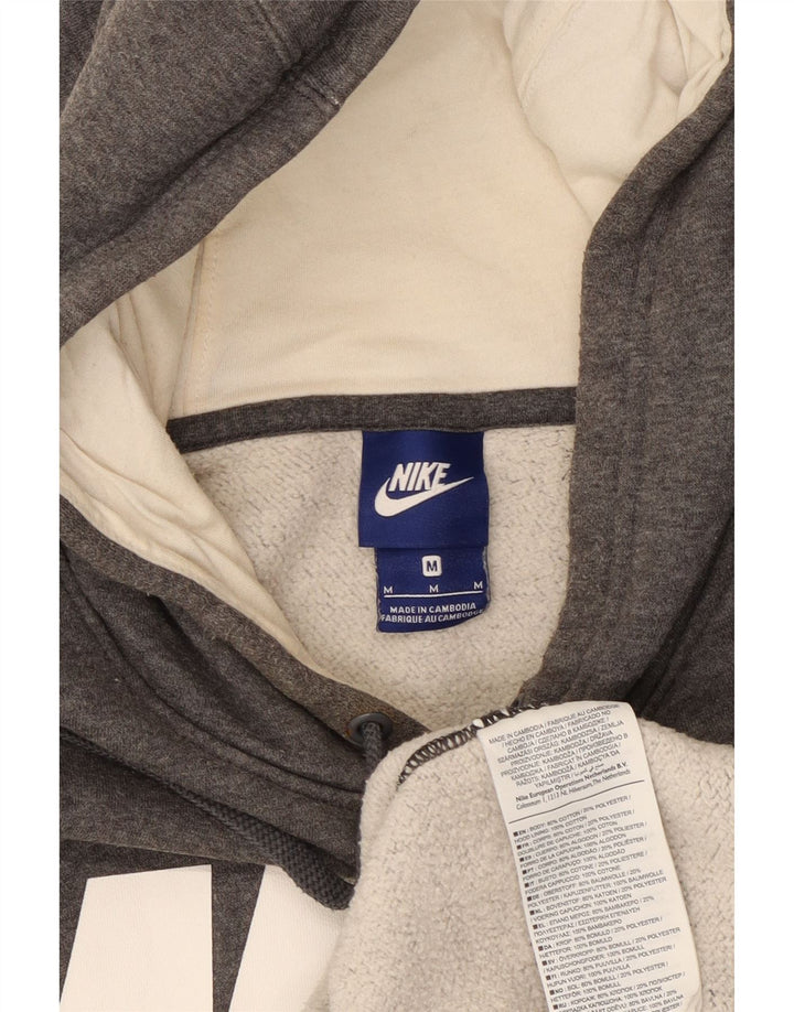 Pulover Nike Grafic pentru bărbați, bumbac, gri mediu