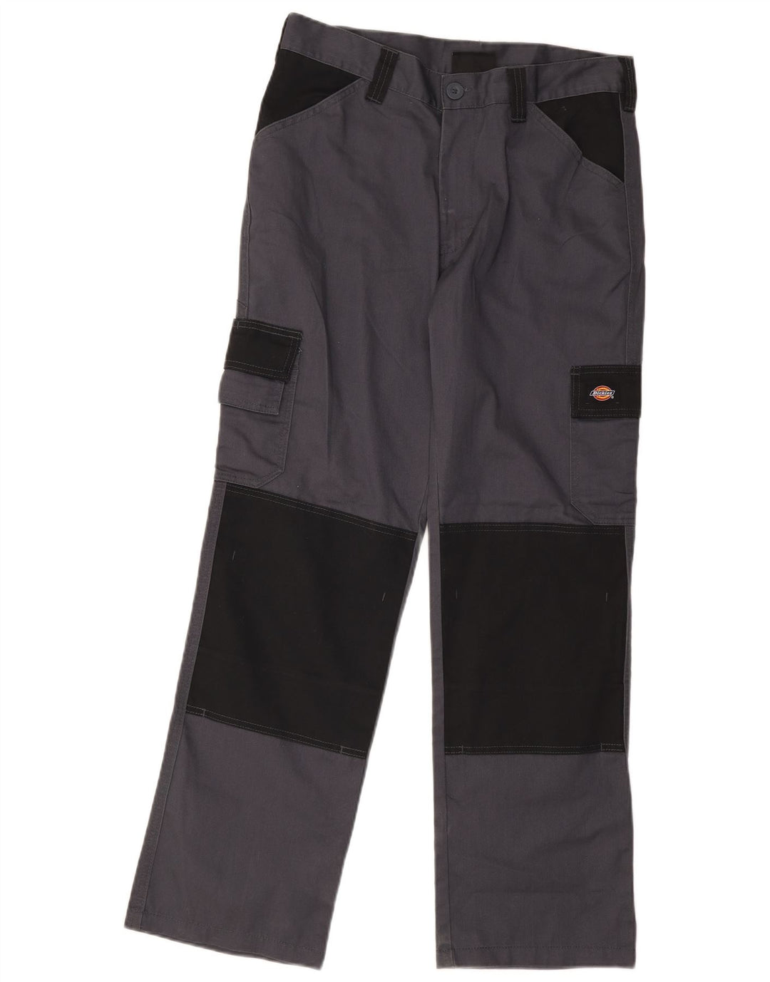 Pantaloni cargo dritti pentru bărbați Dickies W32 L30 poliester color blocuri gri