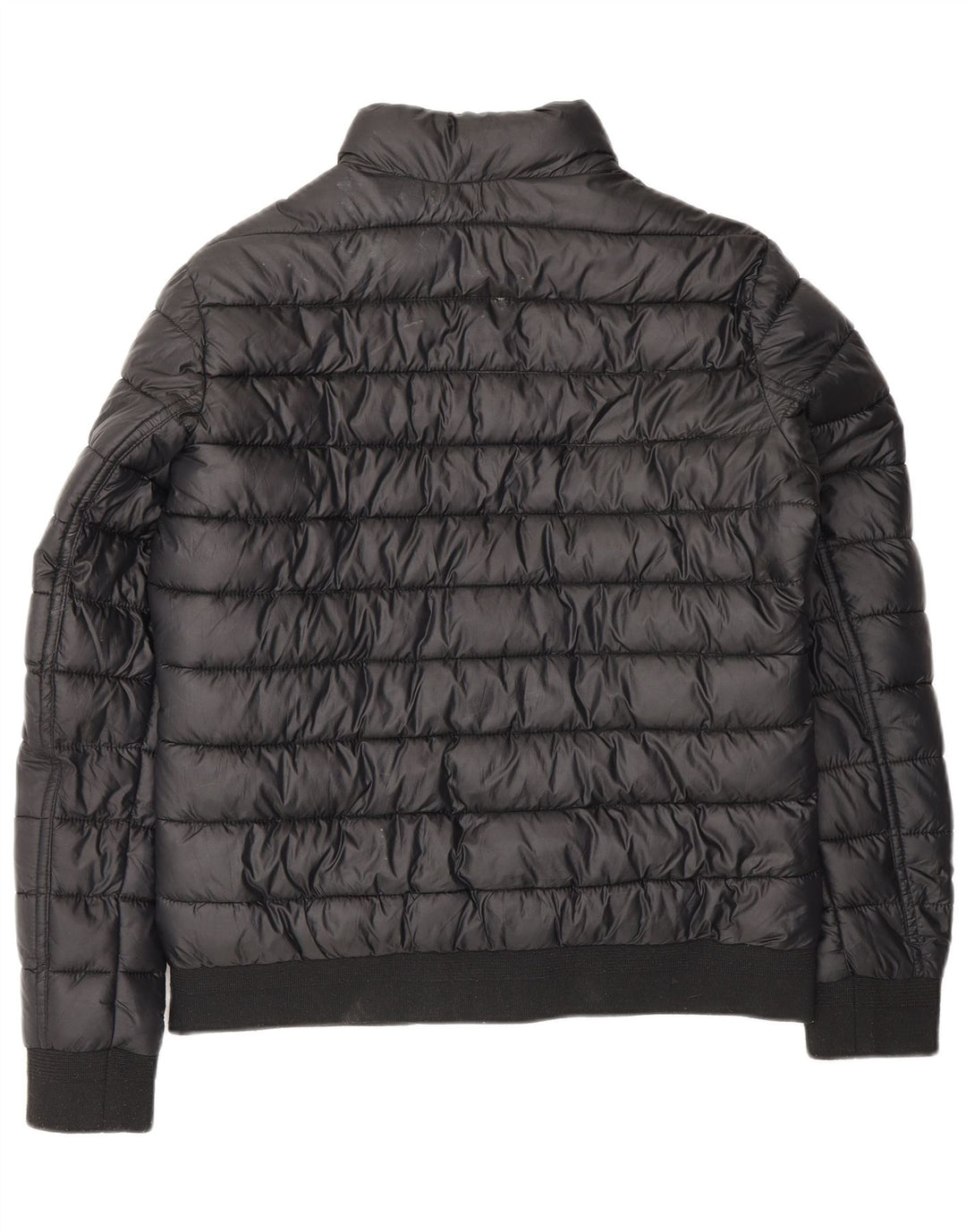 JACK WILLS Jachetă căptușită pentru femei UK 12 Poliester mediu negru