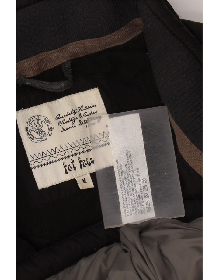FAT FACE Gilet căptușit pentru bărbați UK 38 Medium Black Bumbac