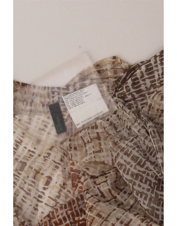 Bluză fără mâneci pentru femei Benetton UK 12 Medium Multicolor Geometric