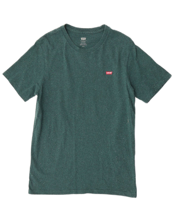 Tricou standard pentru bărbați Levi's Top mic din bumbac verde