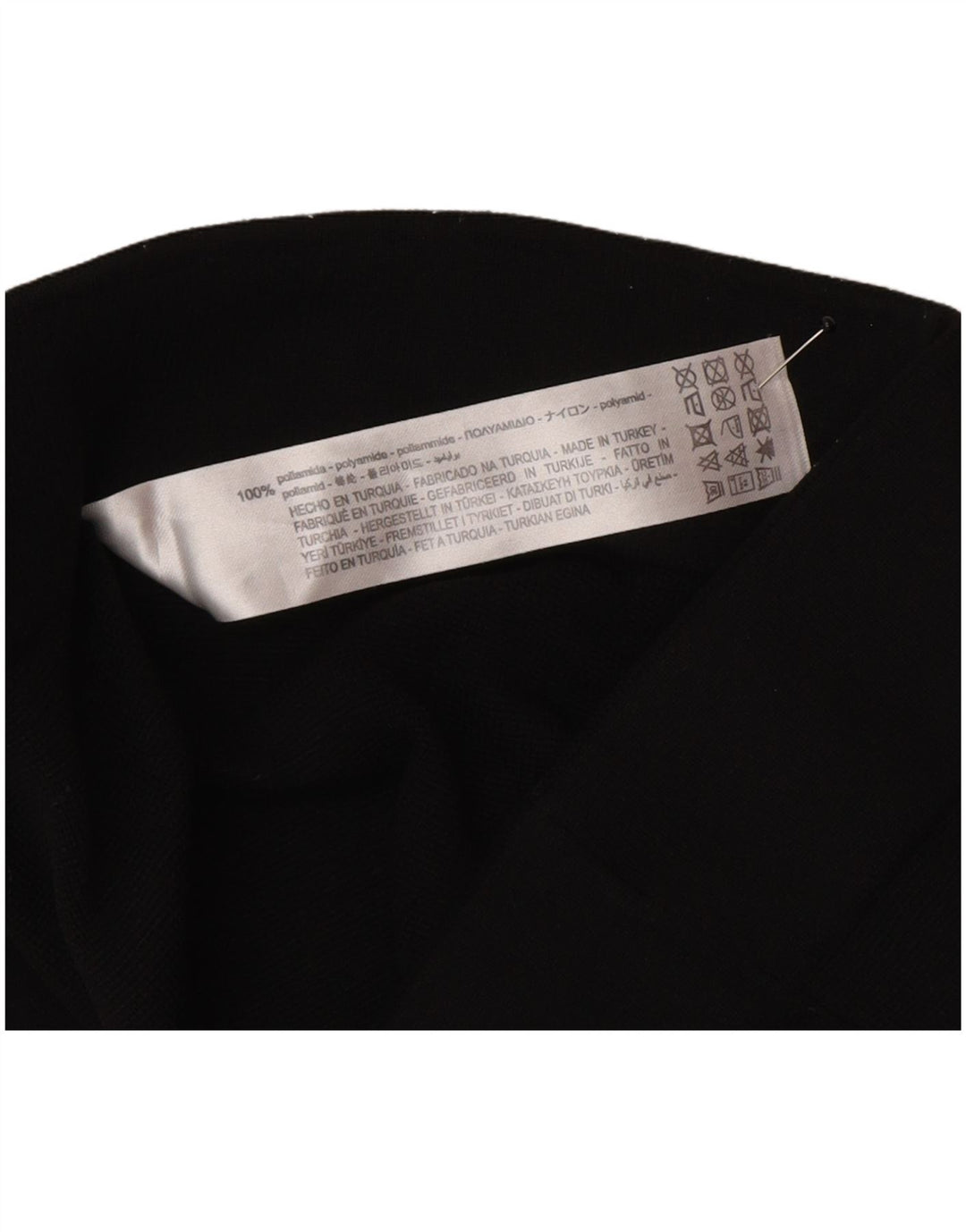 Leggings pentru femei Zara UK 12 Poliamidă neagră medie