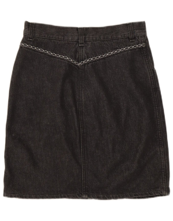 Fusta de blugi pentru femei VINTAGE W30 Gri mediu