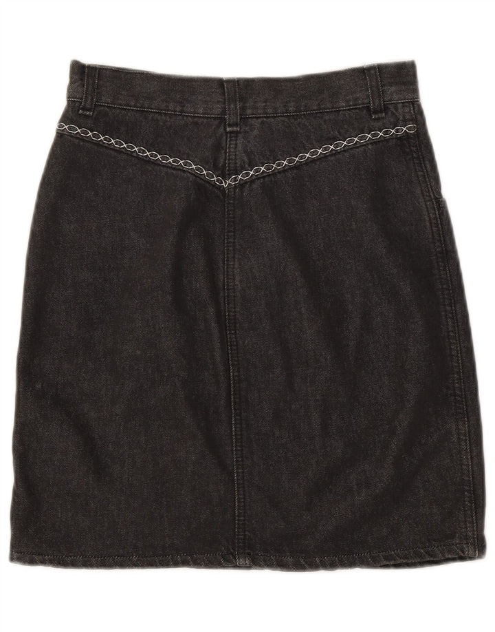 Fusta de blugi pentru femei VINTAGE W30 Gri mediu