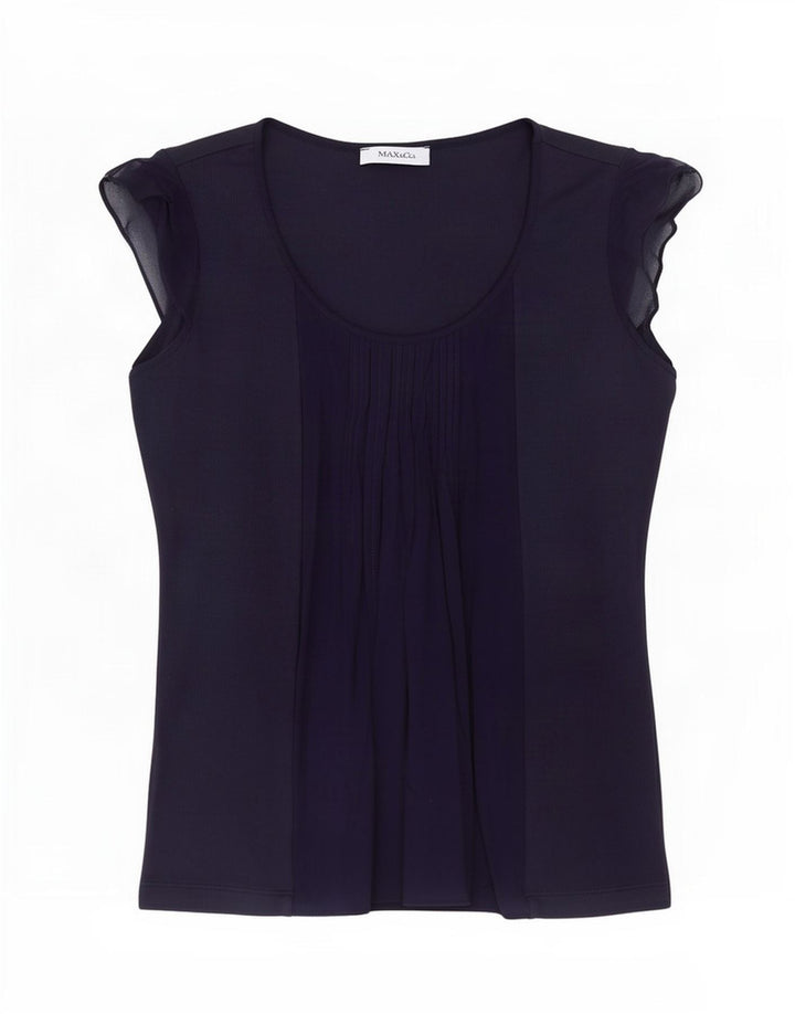 Bluză pentru femei Max & Co. Top UK 12 Medium Bleumarin