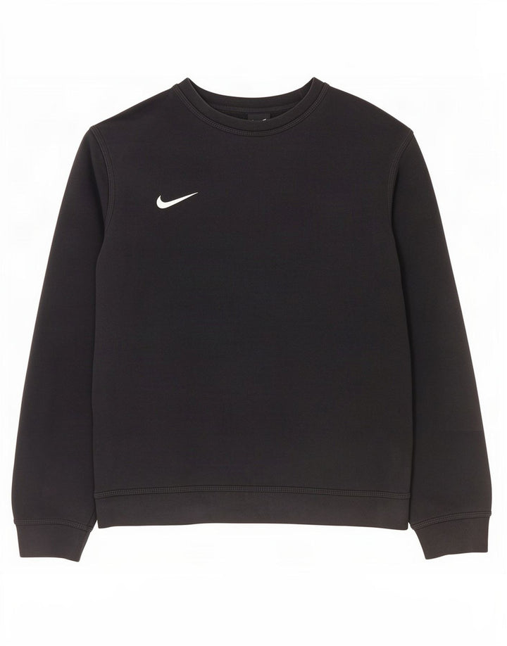 Pulover Nike pentru bărbați, bumbac mediu negru
