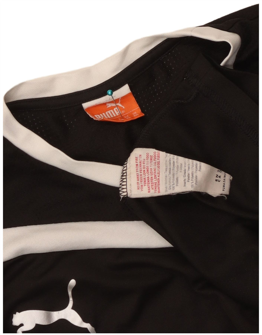 Tricou pentru bărbați Puma Top 2XL Negru Poliester Colorblock