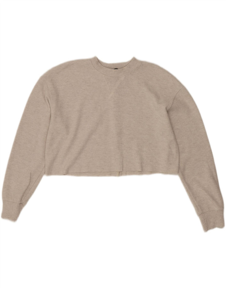 Bluză Crop Top Femei Zara UK 14 Medium Bej