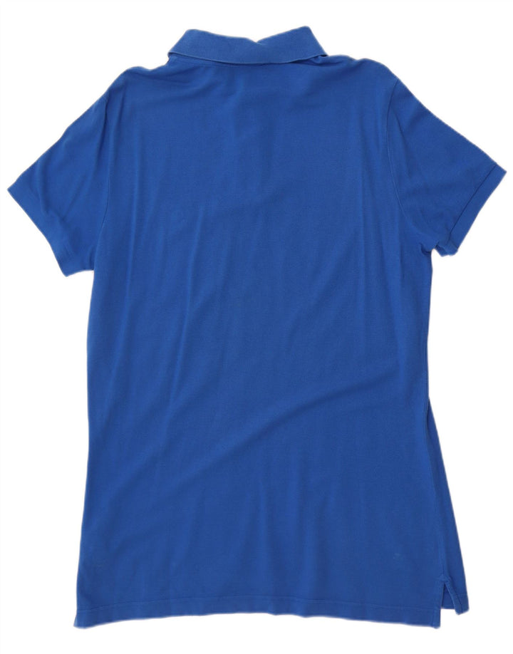 Tricou polo pentru bărbați Benetton XL, bumbac albastru