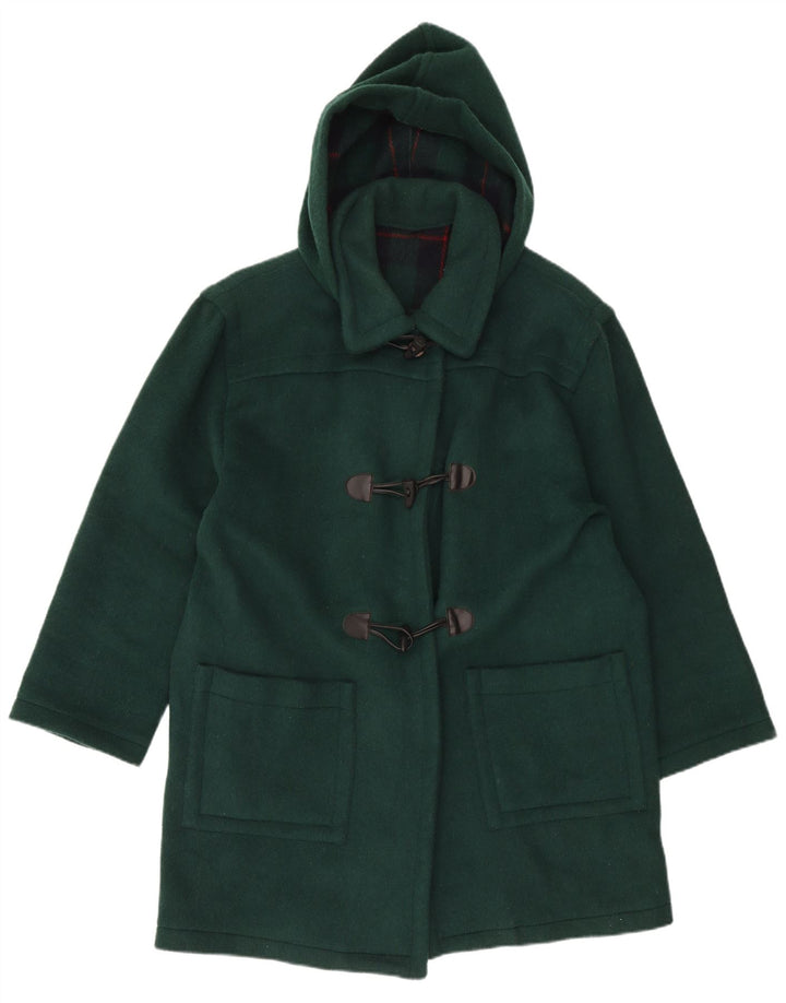 Manson vintage cu glugă pentru femei UK 16 mare verde