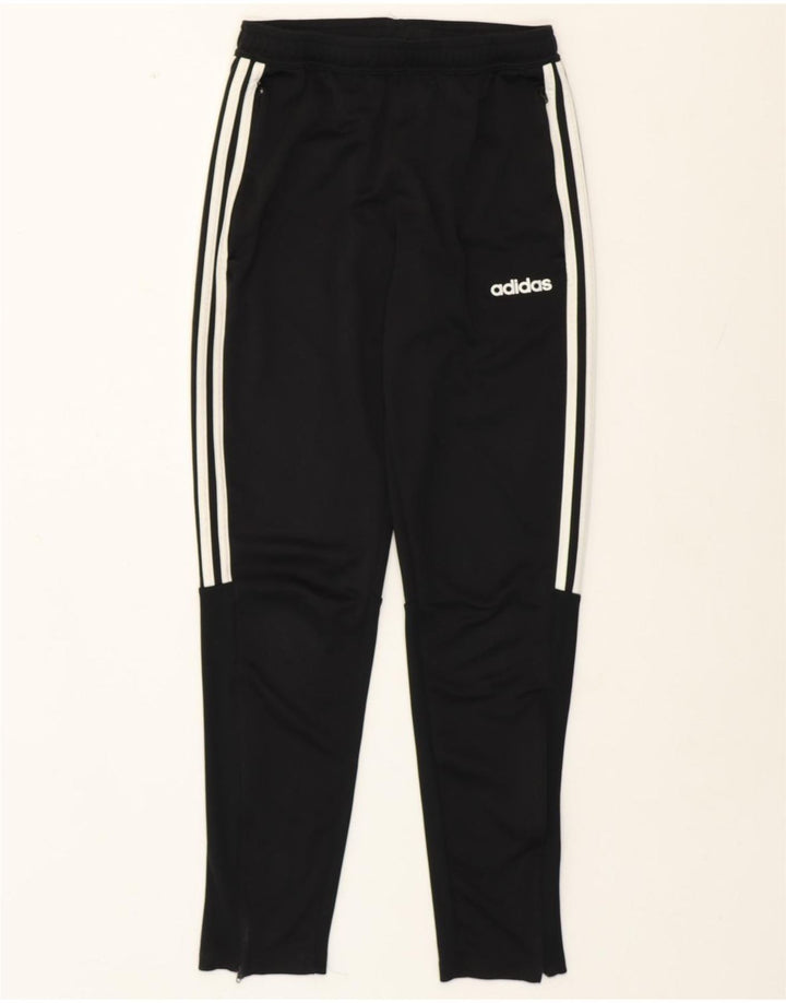 Pantaloni de trening Adidas pentru bărbați, poliester negru mic