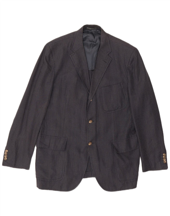 Jachetă Polo Ralph Lauren pentru bărbați IT 48 Medium Bleumarin Pinstripe