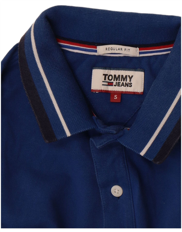 Cămașă polo Tommy Hilfiger pentru bărbați, cu formă regulată, albastru mic