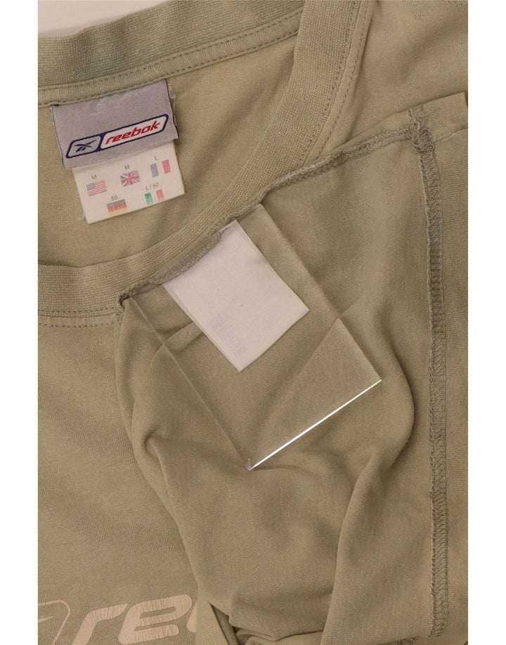 Tricou grafic REEBOK pentru bărbați Top Medium Khaki Bumbac