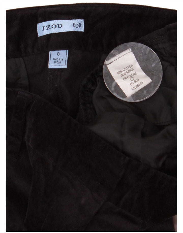 IZOD Pantaloni chino din catifea cu bootcut pentru femei US 8 Medium W32 L31 bleumarin