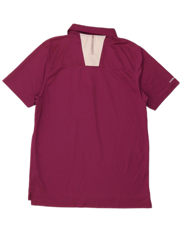 Cămașă polo Under Armour pentru bărbați Heat Gear, mare violet