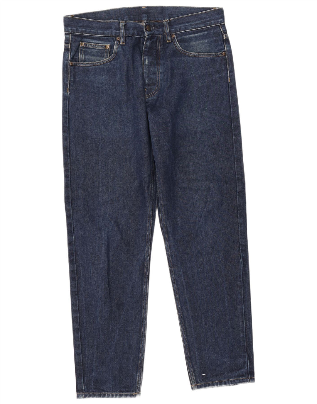 Blugi subțiri pentru bărbați Carhartt W30 L29 bumbac bleumarin