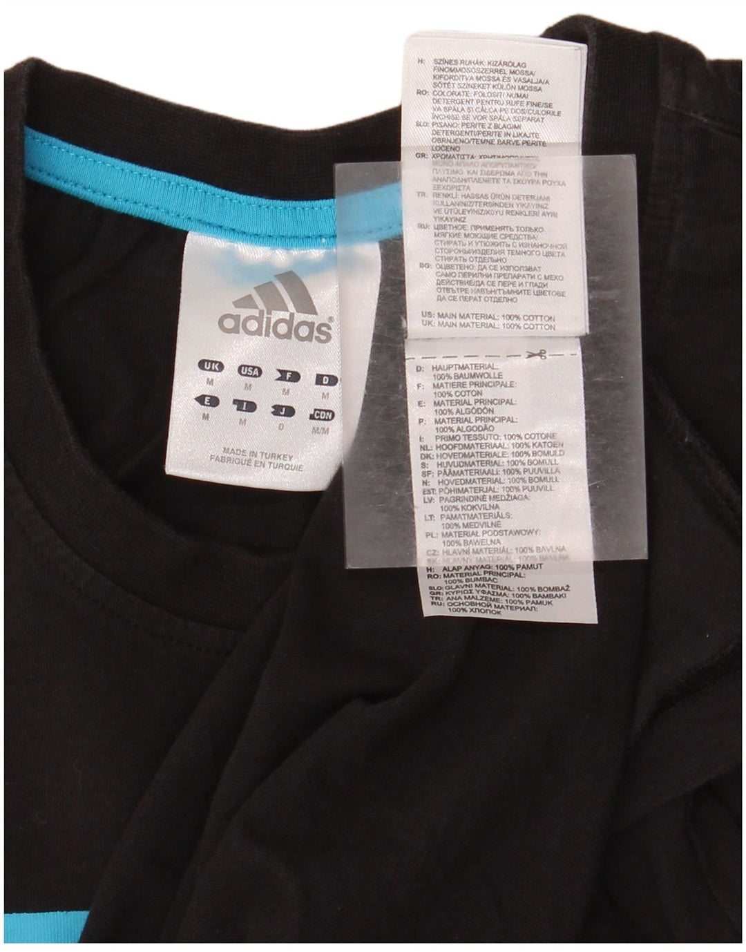 Tricou grafic Adidas pentru bărbați Top mediu negru bumbac