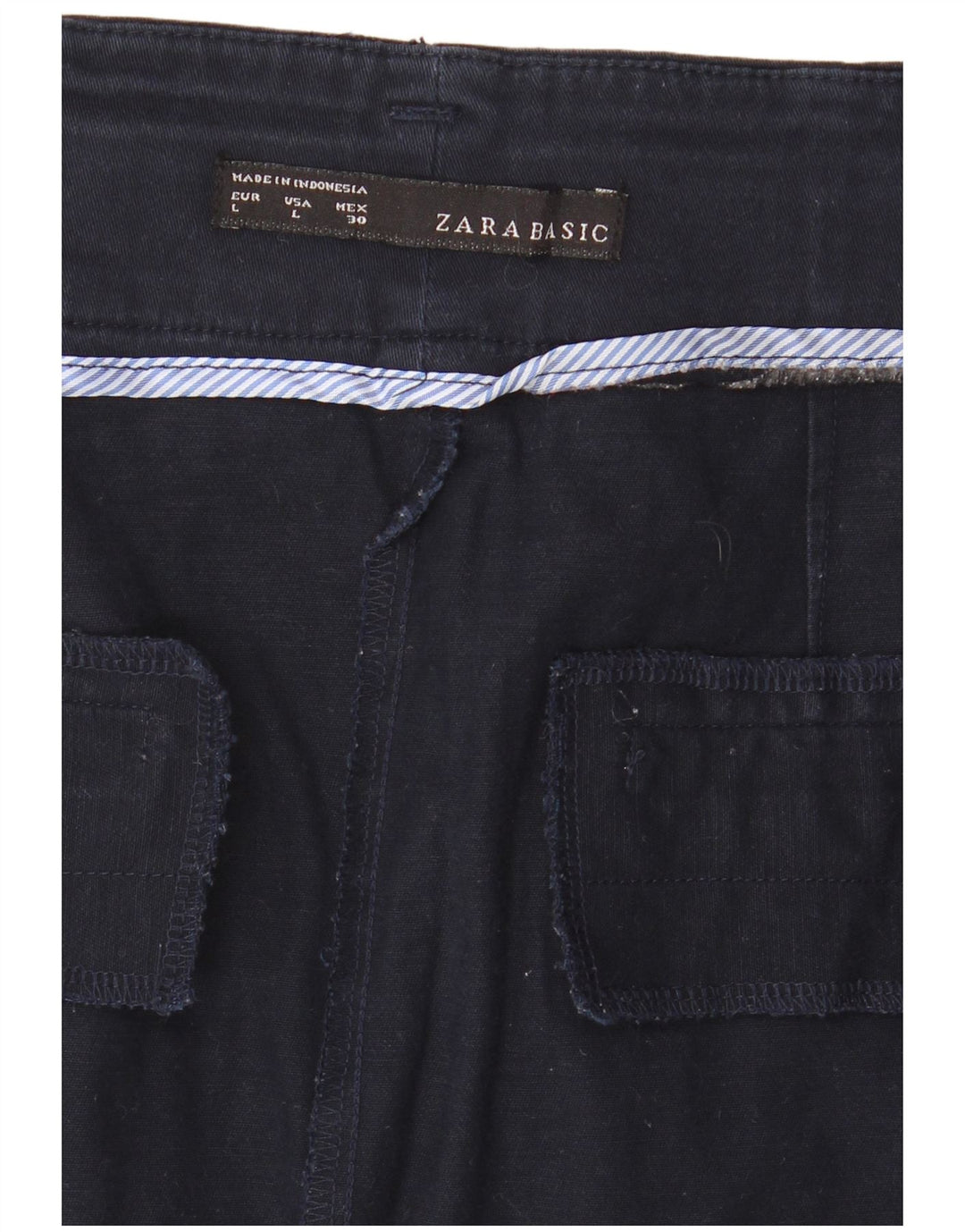 Fusta creion pentru femei Zara mare W30 bleumarin