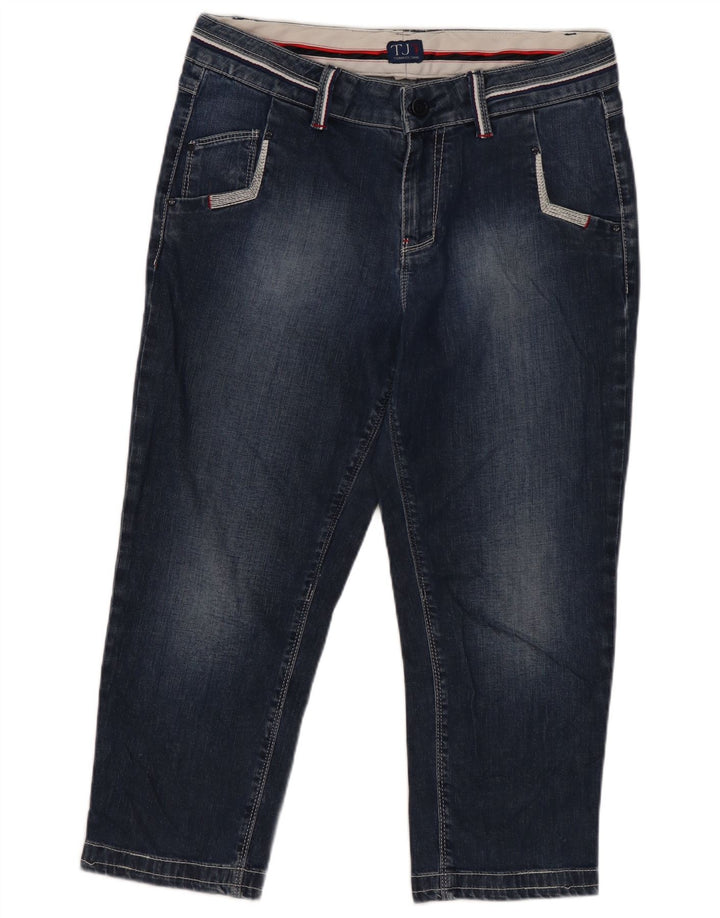 Blugi Capri TRUSSARDI pentru femei W30 L21 Bumbac bleumarin