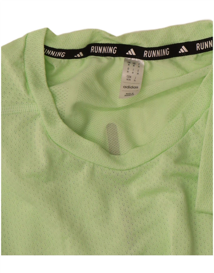 Tricou pentru bărbați Adidas Top Medium Verde Poliester