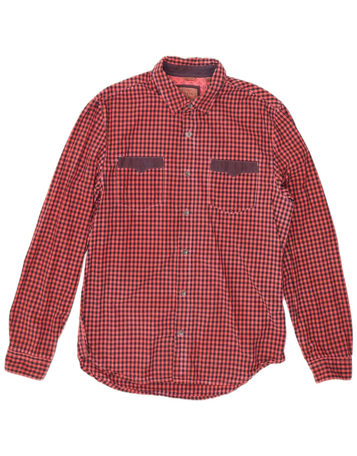 Cămașă Guess pentru bărbați, slim fit, roșu mediu din bumbac
