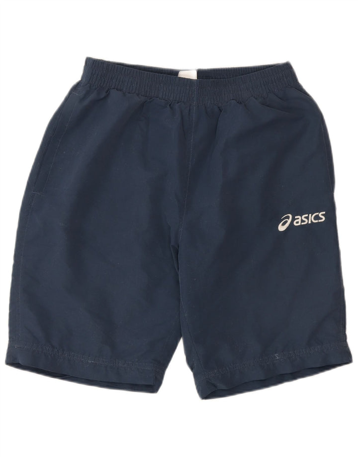 Pantaloni scurți sport ASICS pentru bărbați, poliester mediu bleumarin