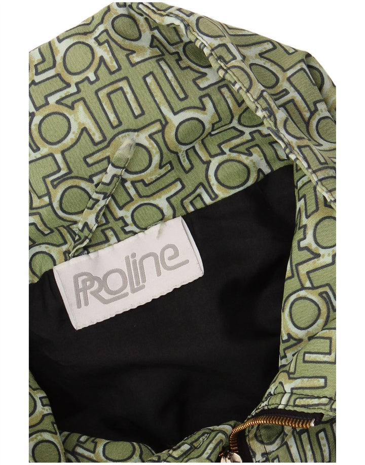 PROLINE Jachetă Anorak pentru bărbați UK 44 2XL Verde Geometric