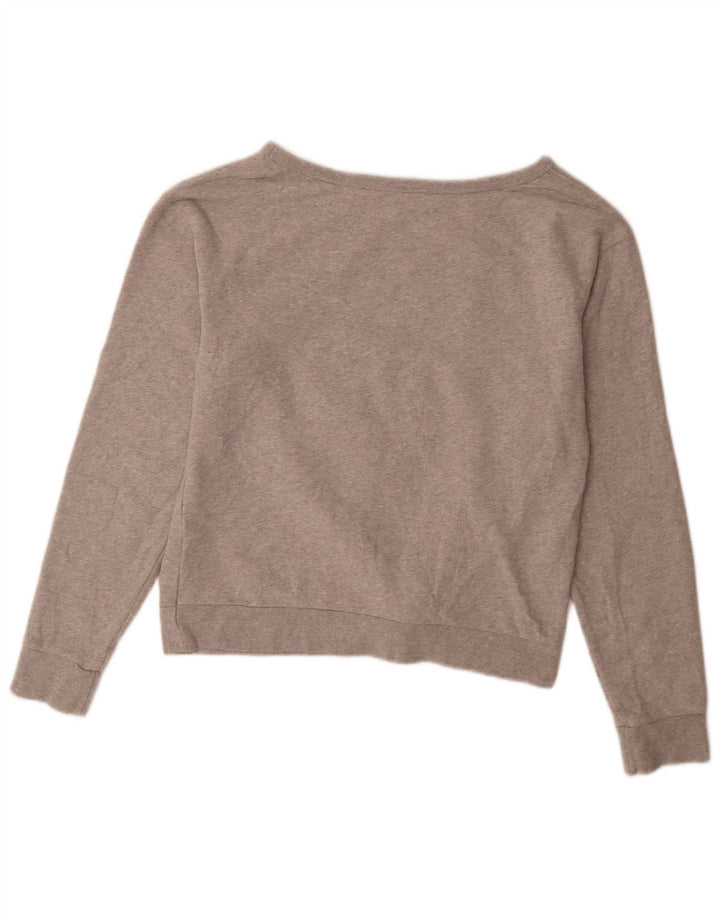 Hanorac supradimensionat pentru femei All Saints Pulover UK 10 Bumbac gri mic
