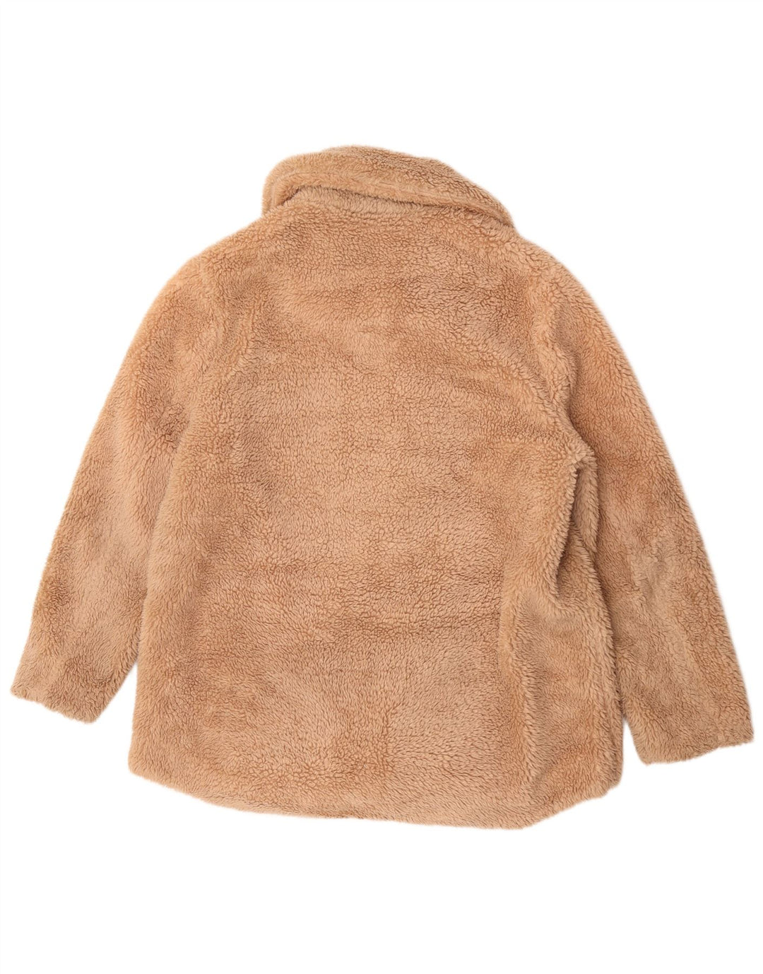 Geaca pentru femei Marks & Spencer Teddy Bear Fleece UK 14, mare, bej, poliester