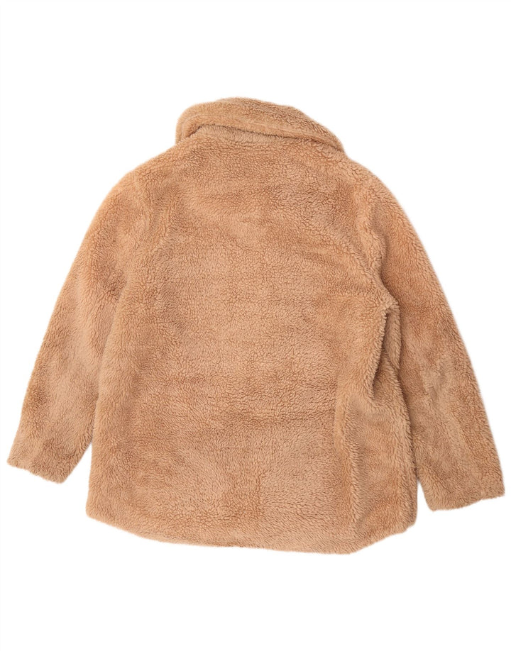Geaca pentru femei Marks & Spencer Teddy Bear Fleece UK 14, mare, bej, poliester