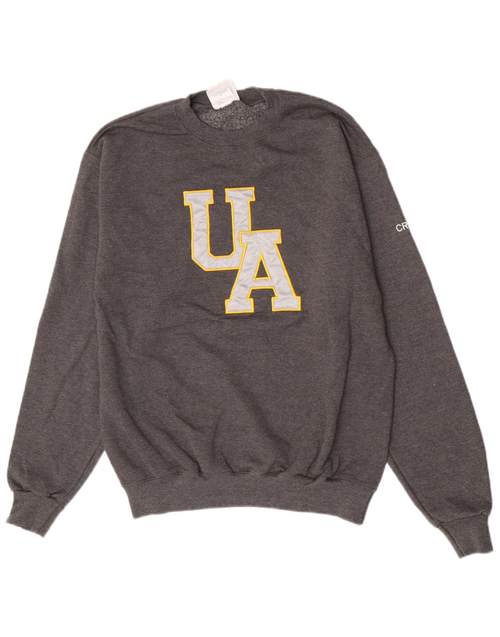 Pulover grafic pentru bărbați Champion Pulover Bumbac Gri mediu