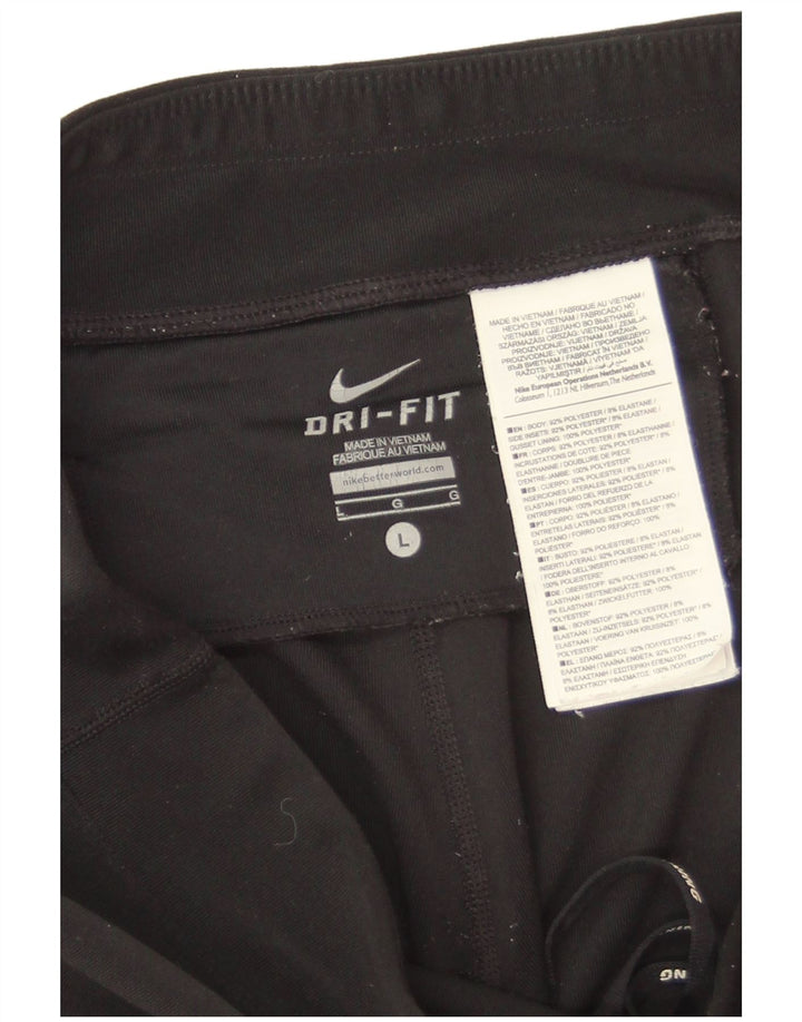 Leggings Dri Fit Nike pentru femei UK 16, mare, negru, poliester