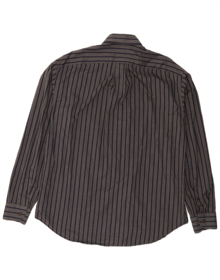 Cămașă pentru bărbați Harmont & Blaine, bumbac cu dungi gri 2XL