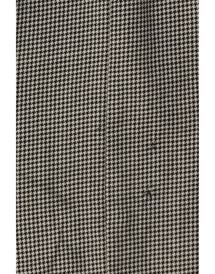 Jachetă pentru bărbați VINTAGE cu 2 nasturi, UK 42 XL, lână nouă, neagră