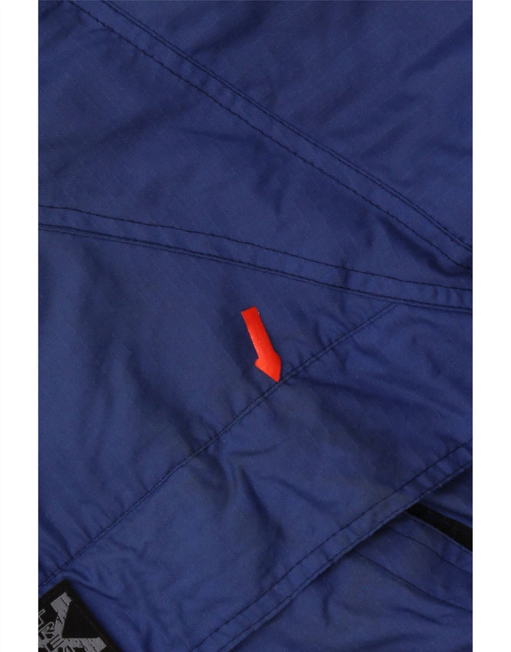 Jachetă de schi vintage pentru bărbați, cu pulover, UK 42 XL, albastru, poliamidă