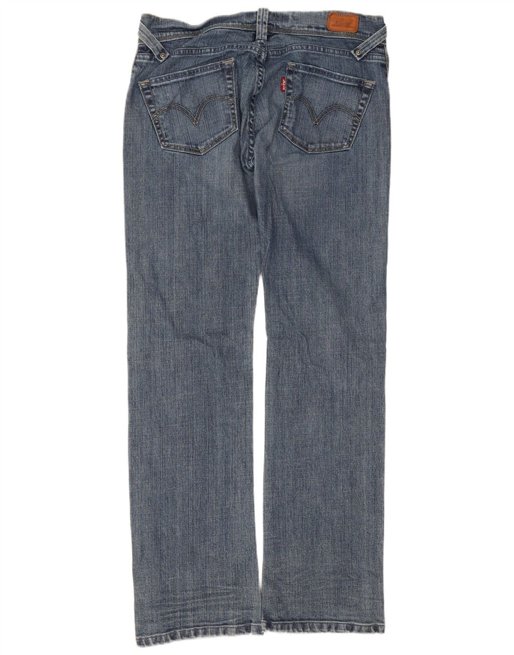 Blugi drepti pentru femei Levi's 504 W29 L32 Bumbac albastru