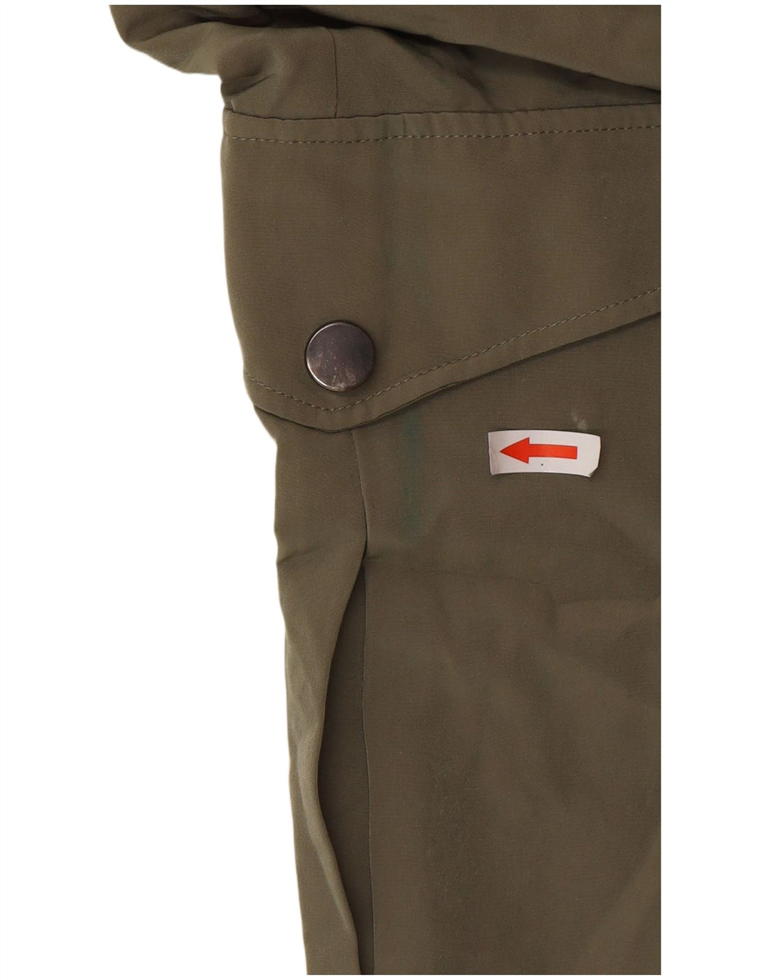 Pantaloni cargo pentru femei Zara Joggeri Mici L28 L27 Kaki Poliester